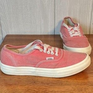 Vans Coral Canvas Lace-Up Sneakers